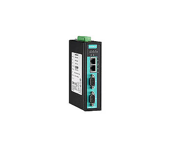 Moxa NPort IA5250AI-IEX - 2-port RS-232/422/485 serial device server with 2 KV isolation, 10/100MBaseT(X), 1KV serial surge, IEC by MOXA